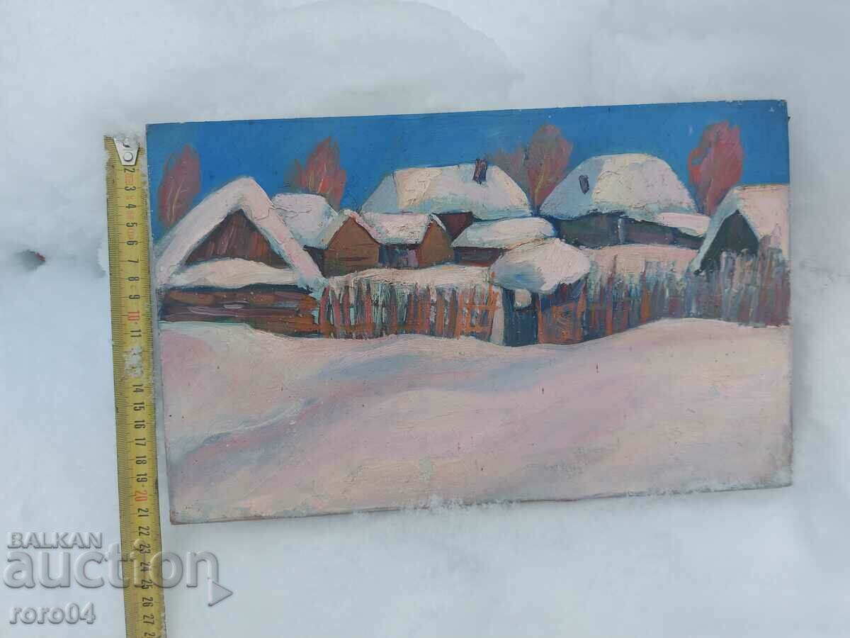 Delivery of WINTER LANDSCAPE - ILLEGIBLE SIGNATURE Delivery of WINTER LANDSCAPE - ILLEGIBLE SIGNATURE