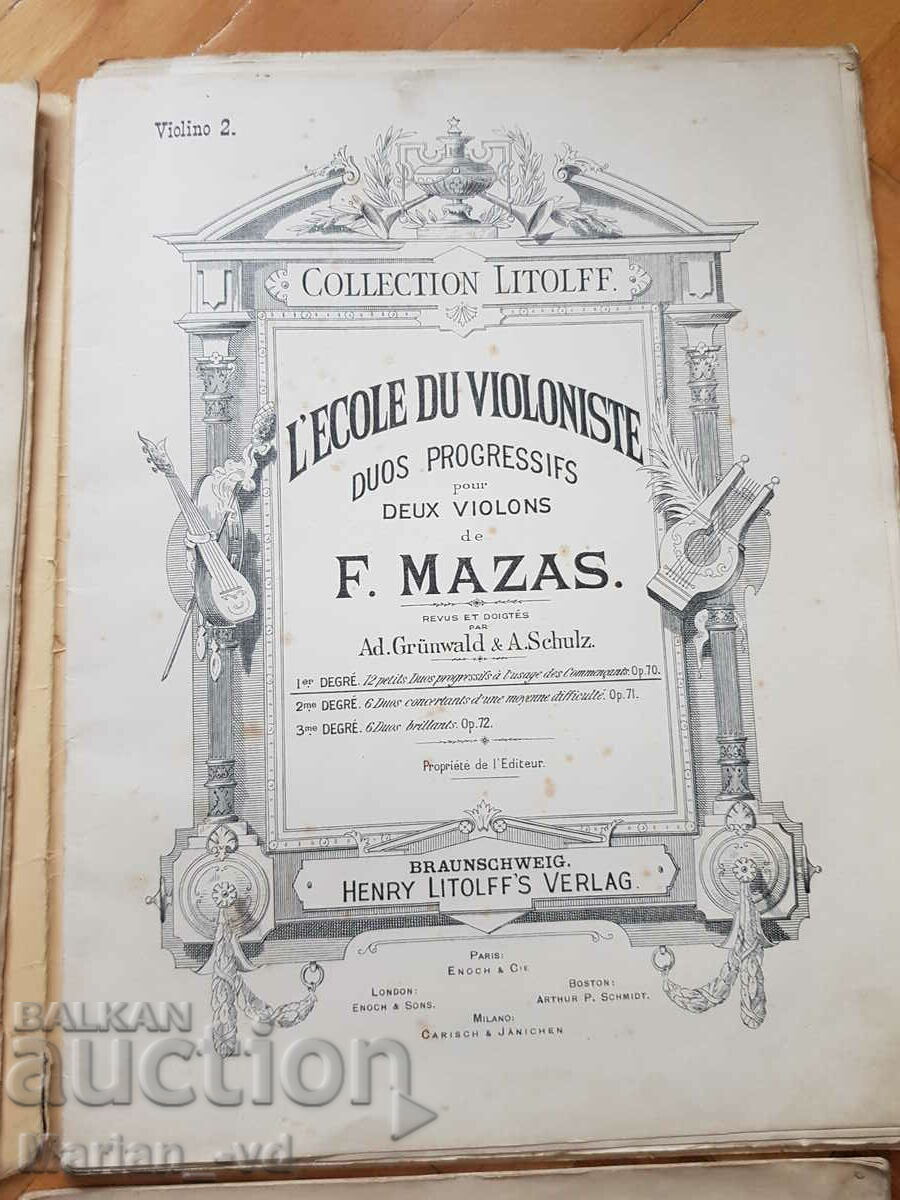 Delivery of Lot of old sheet music editions Delivery of Lot of old sheet music editions