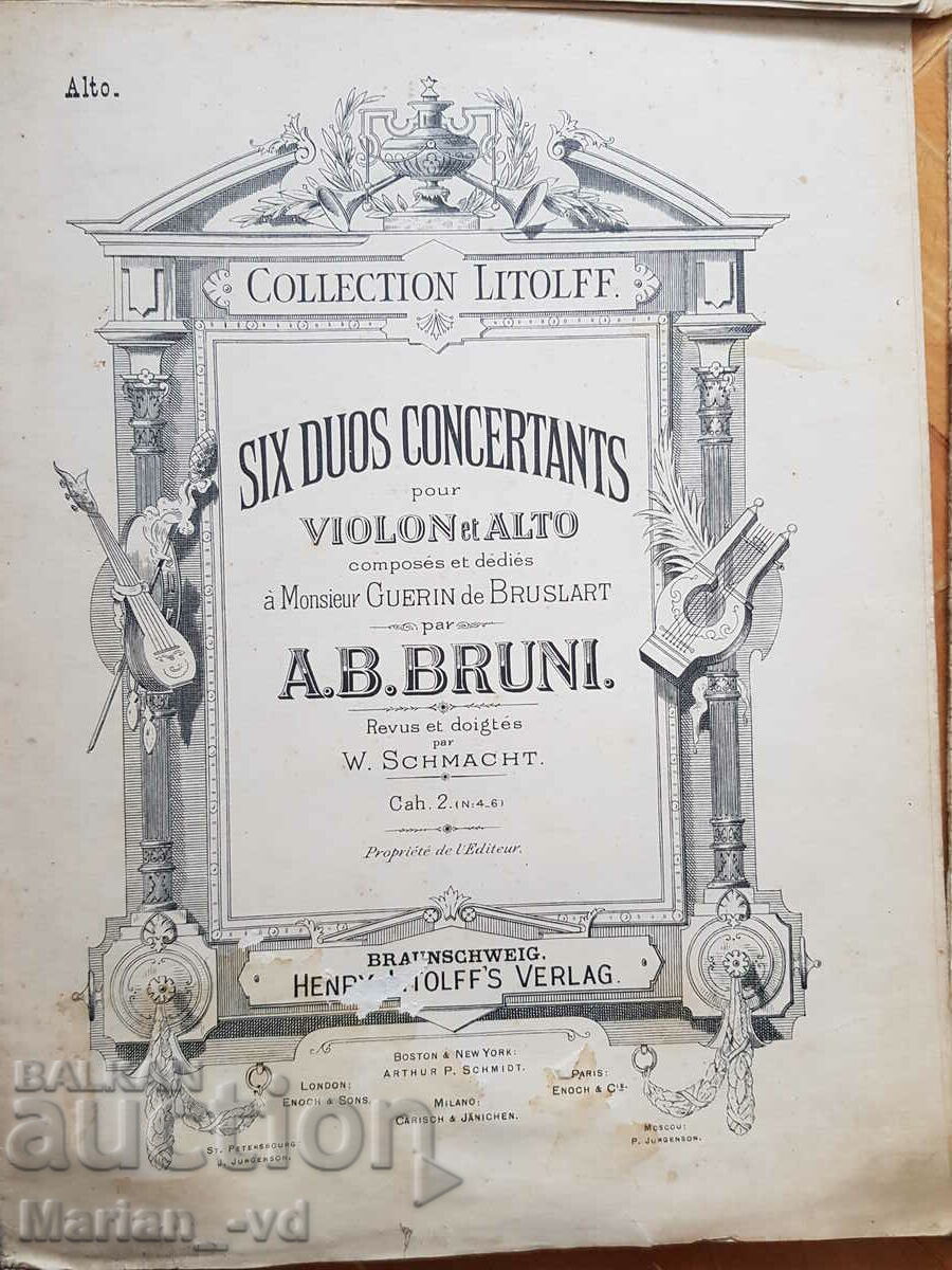 Lot of old sheet music editions - 5 Lot of old sheet music editions - 5