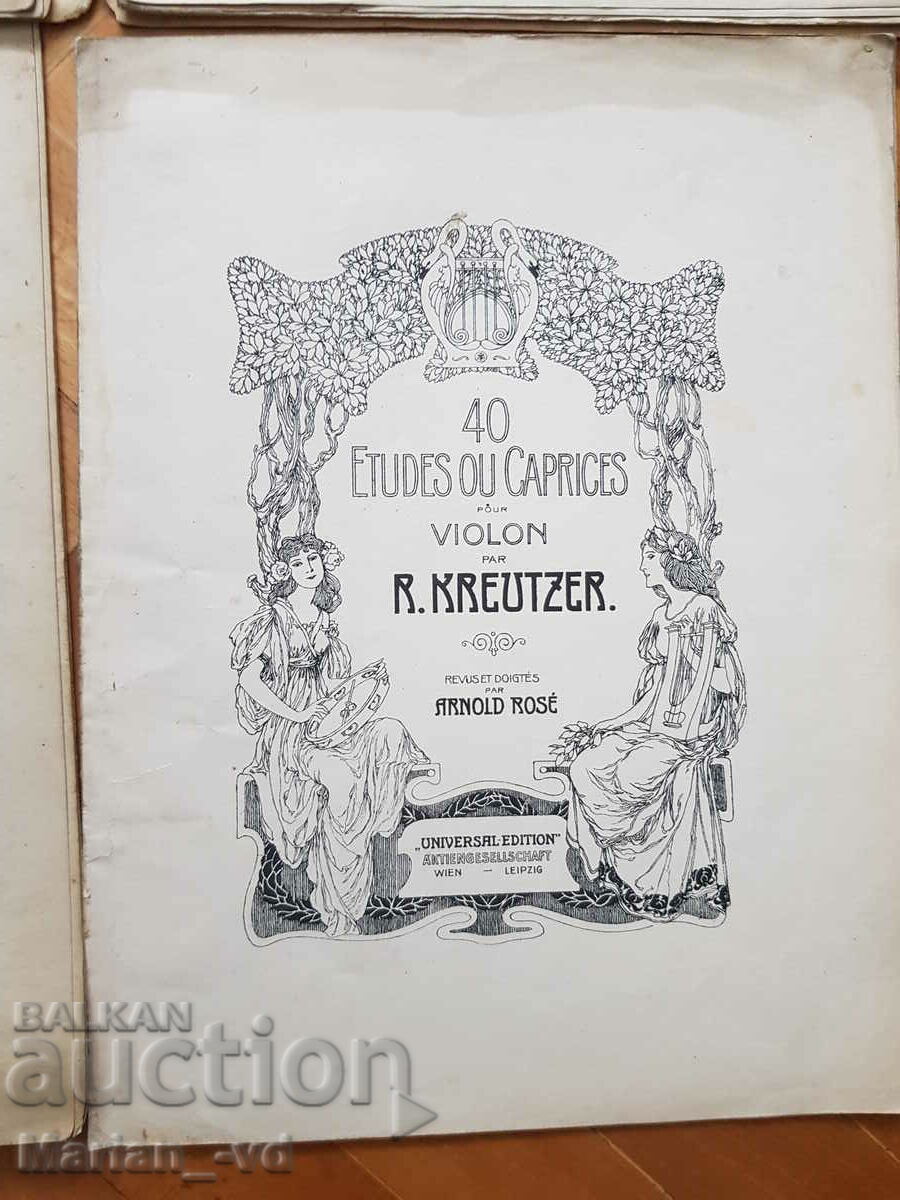 Lot of old sheet music editions - 6 Lot of old sheet music editions - 6