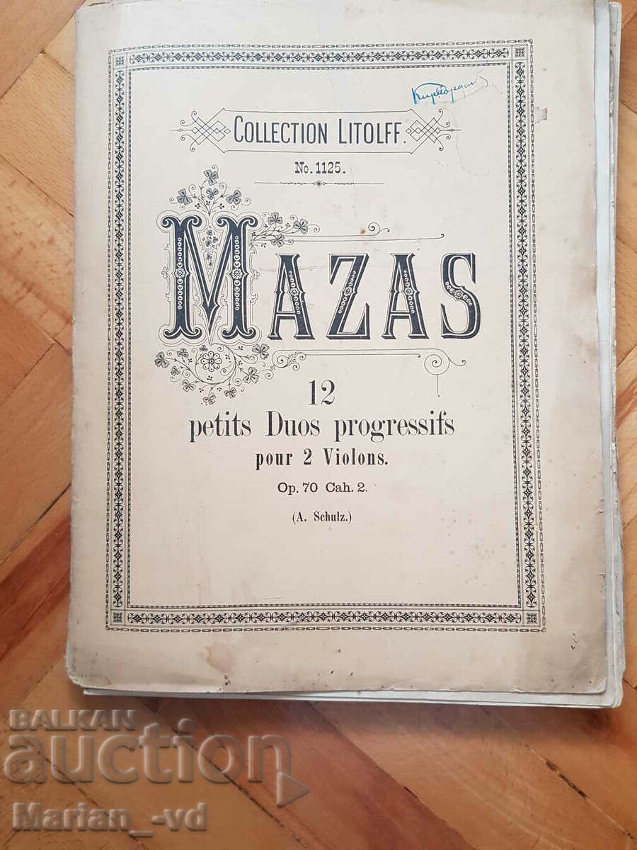 Lot of old sheet music editions