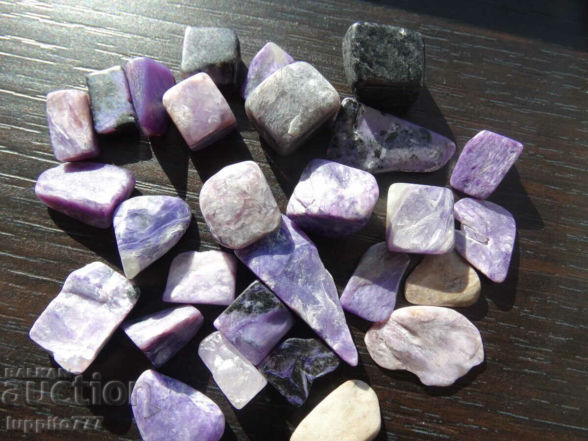 36.40 grams of charoite 27 pieces cabochon - 6