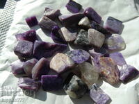 35.70 grams of charoite 30 pieces cabochon