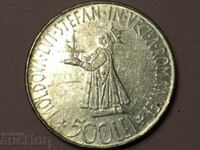 Romania 500 lei 1941 Bessarabia large silver coin