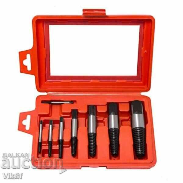 Extractor for bolts /Spilkovadach/ - set of 8 pcs