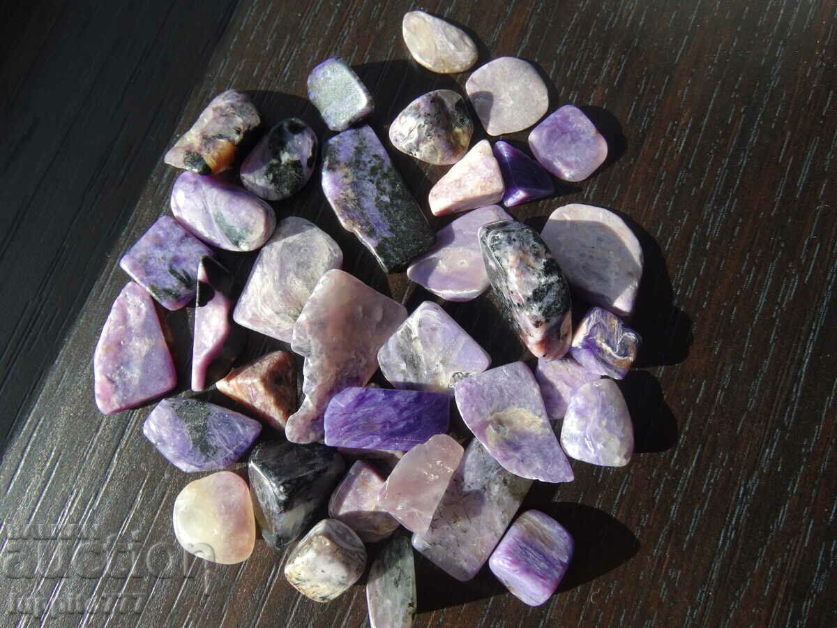 27.90 grams of charoite 31 cabochons with price 44.99 BGN | € 23.00 27.90 grams of charoite 31 cabochons with price 44.99 BGN | € 23.00