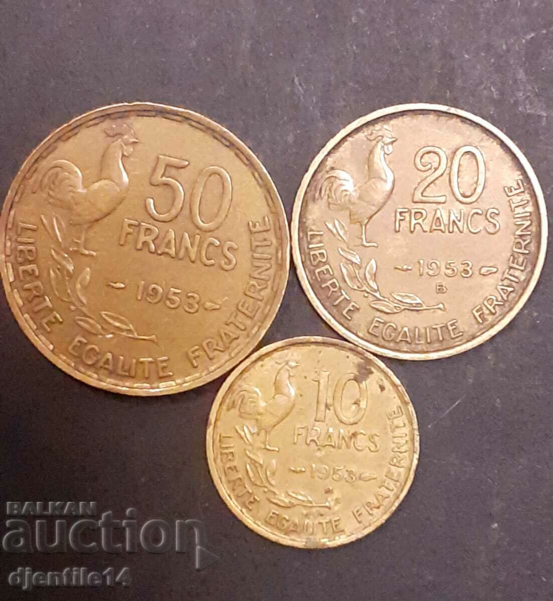France copper coins
