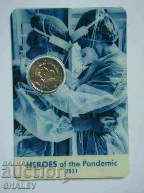 Delivery of 2 euro 2021 Malta "Heroes of the pandemic" (2) Malta 2 euro