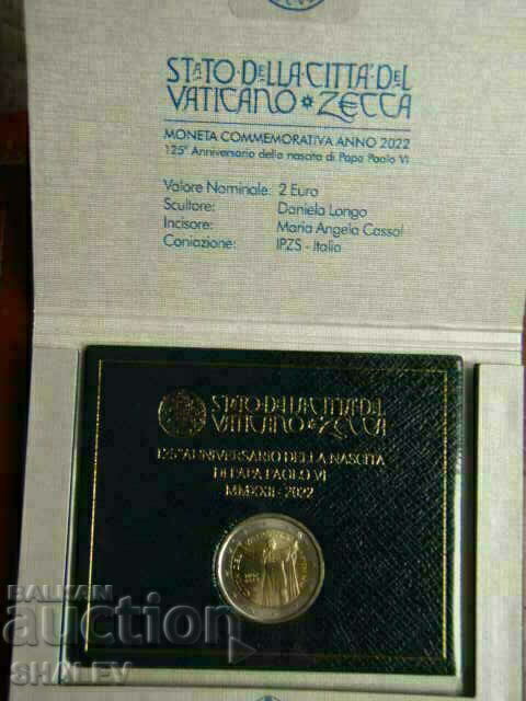 Auction  2 Euro 2022 Vaticana "Papa Paolo VI" (2) Vatican City - (2 euros)