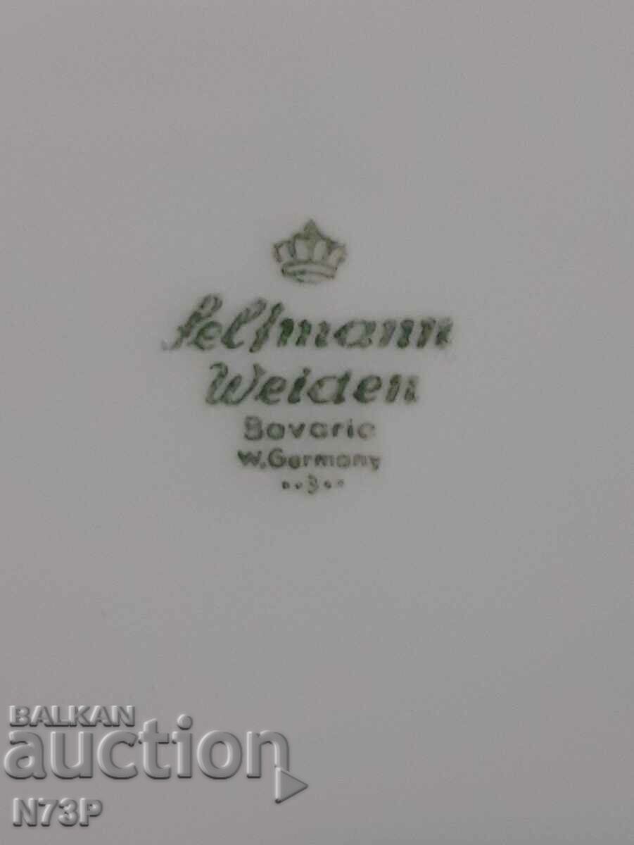 OLD PORCELAIN PLATE. W.GERMANY. - 5 OLD PORCELAIN PLATE. W.GERMANY. - 5