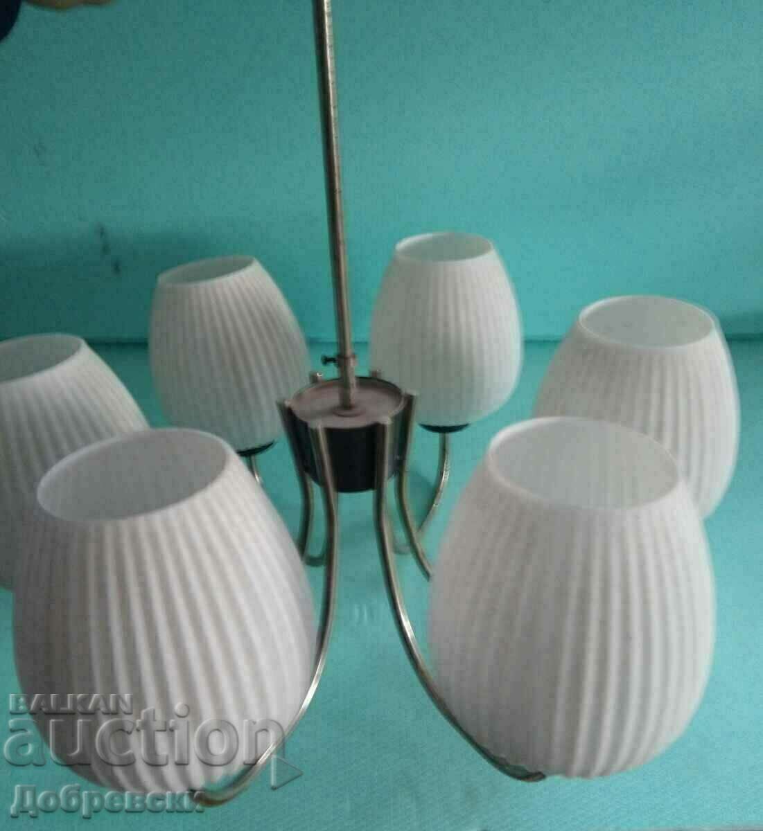 Παλιά αμπαζούρ από γυαλί πολυελαίου με τιμή 35.00 BGN | € 17.90 Παλιά αμπαζούρ από γυαλί πολυελαίου με τιμή 35.00 BGN | € 17.90