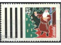 Timbr pur Crăciun 1991 din Canada