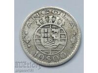 10 Escudo Silver Angola 1952 - Silver Coin #2