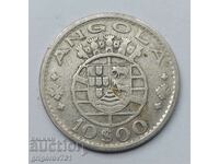 10 Escudo Silver Angola 1952 - Silver Coin #4