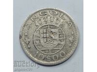 10 Escudo Silver Angola 1952 - Silver Coin #5