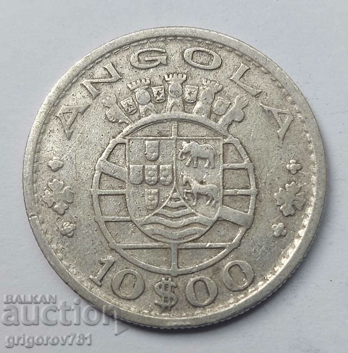 10 ескудо сребро Ангола 1952 - сребърна монета #6