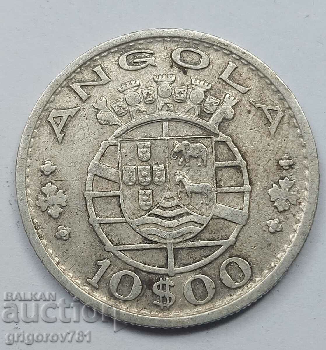 10 Escudo Argint Angola 1952 - Moneda de argint #7