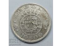 10 Escudo Silver Angola 1952 - Silver Coin #8