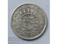 10 Escudo Silver Angola 1952 - Silver Coin #12
