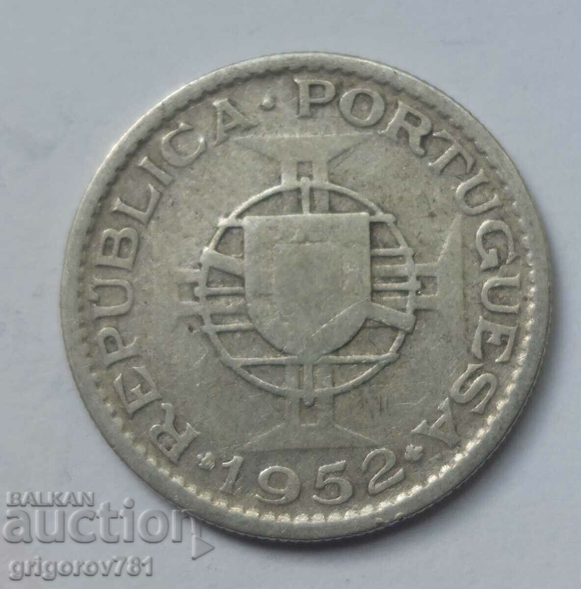 10 Escudo Argint Angola 1952 - Moneda de argint #15 cu preț € 5.88 | 11.50 BGN