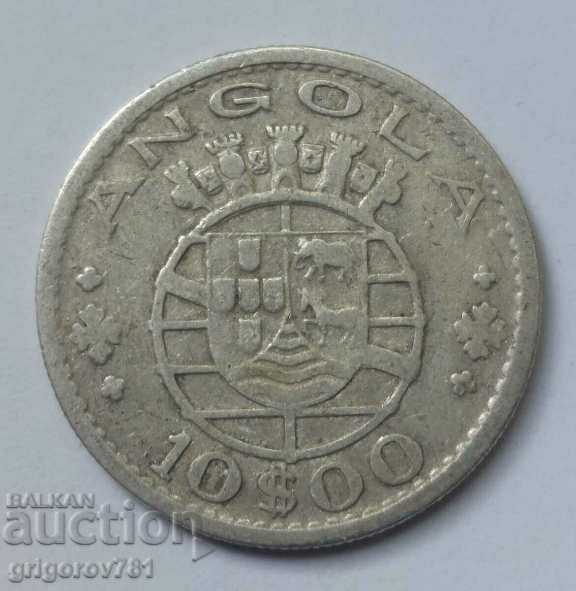 10 Escudo Silver Angola 1952 - Silver Coin #15