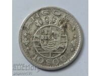10 Escudo Silver Angola 1955 - Silver Coin #19