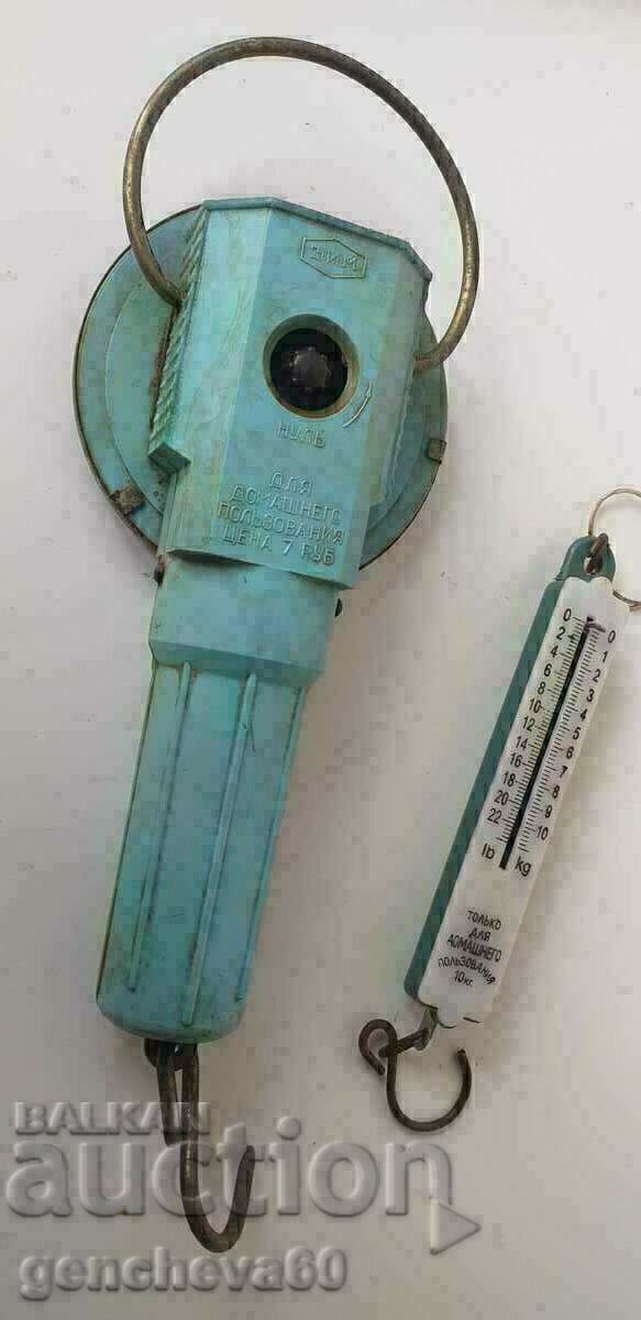 Vintage ρωσική ζυγαριά ZIM 20kg και οικιακή ζυγαριά - 6