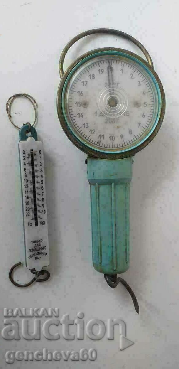 Vintage ρωσική ζυγαριά ZIM 20kg και οικιακή ζυγαριά - 7