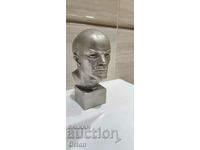 Aluminum bust of Lenin
