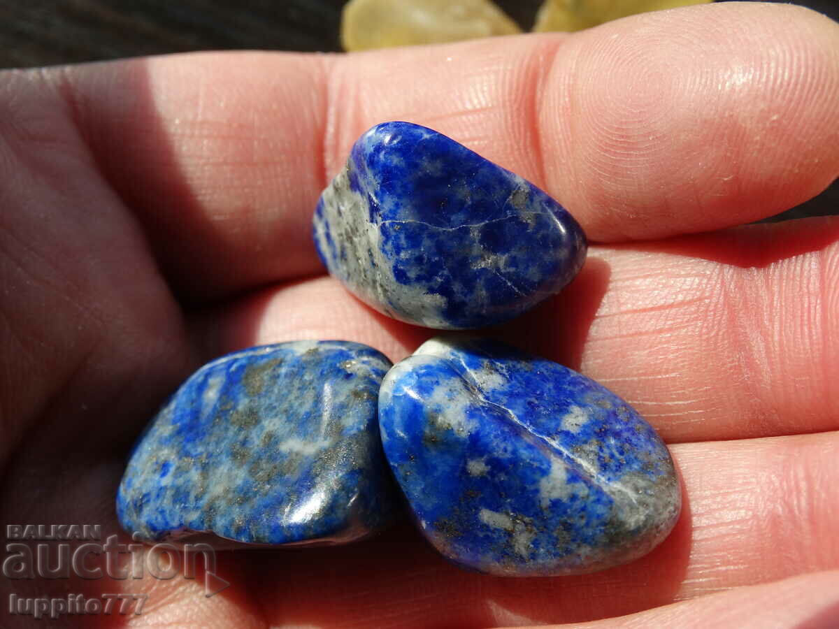156,60 carate lapis lazuli natural lapis lazuli lot 3 buc