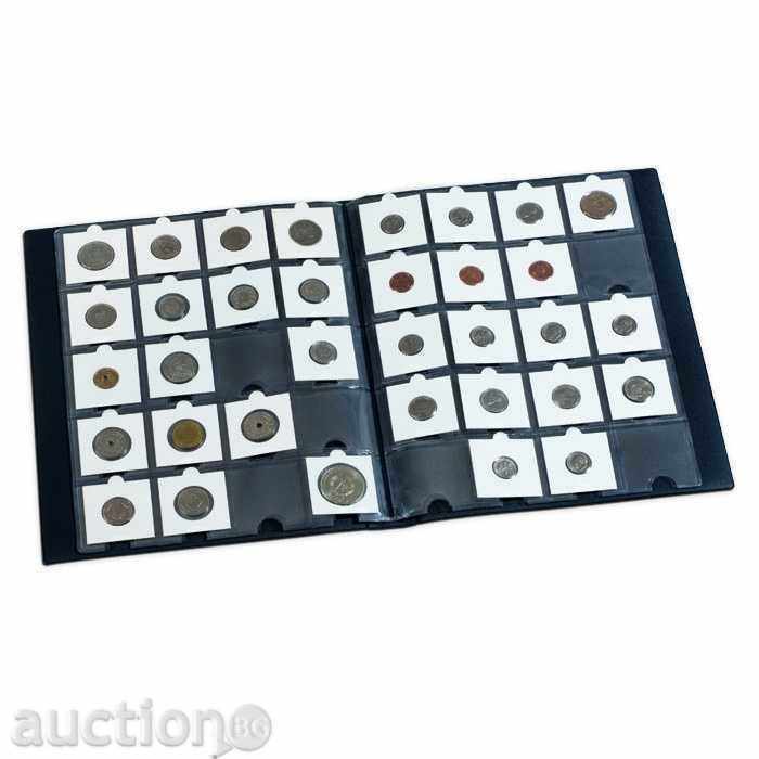 Auction  Album for 200 coins in 50/50 mm cardboard holders - 10 sheets / 2499