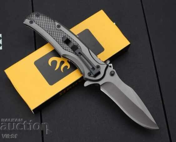 Browning X46 95x223 folding automatic knife with price 21.00 BGN | € 10.74 Browning X46 95x223 folding automatic knife with price 21.00 BGN | € 10.74