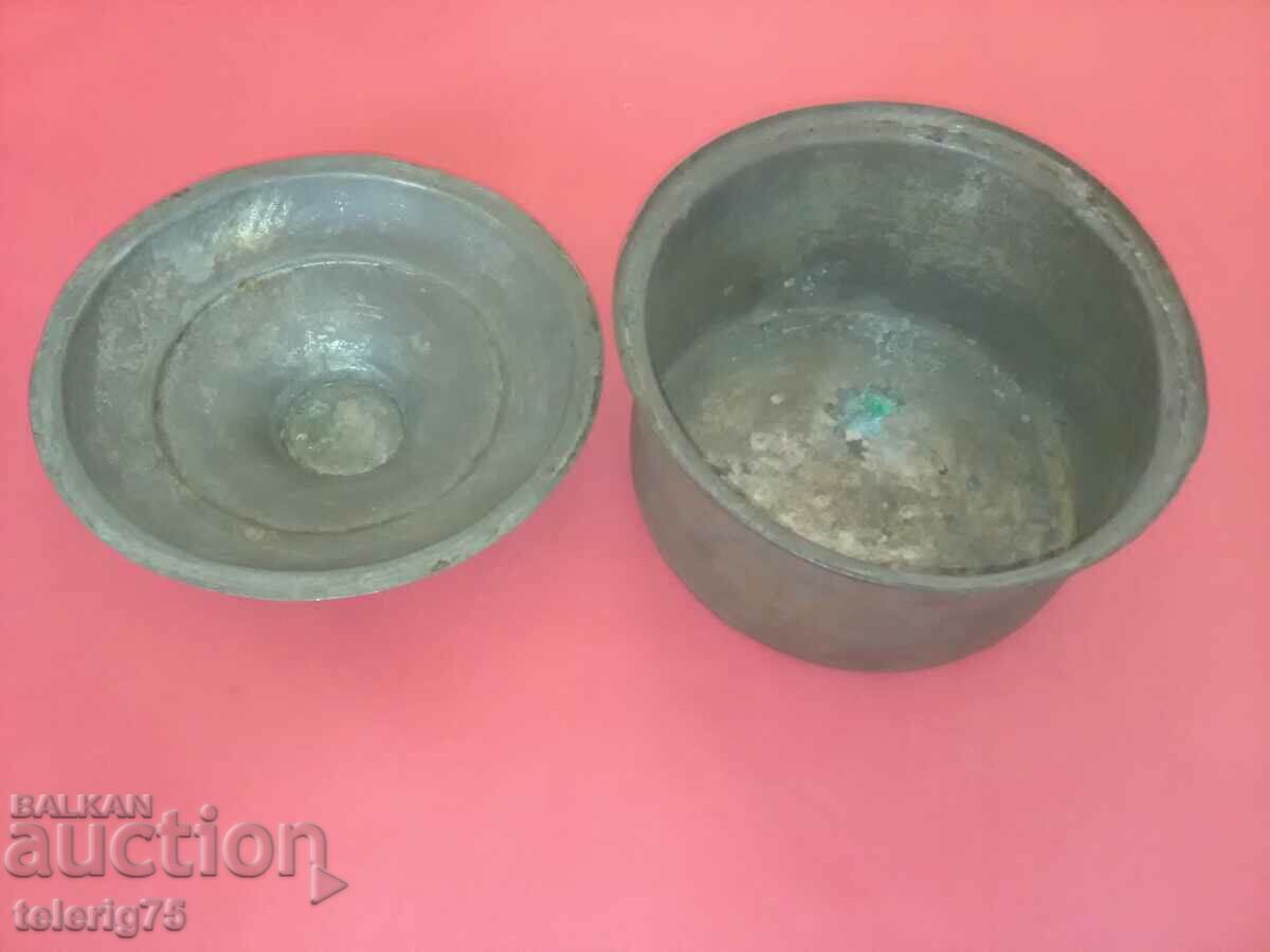 Old Retro 100 Year Old Tinned Copper Pot - 1920's with price 40.00 BGN | € 20.45