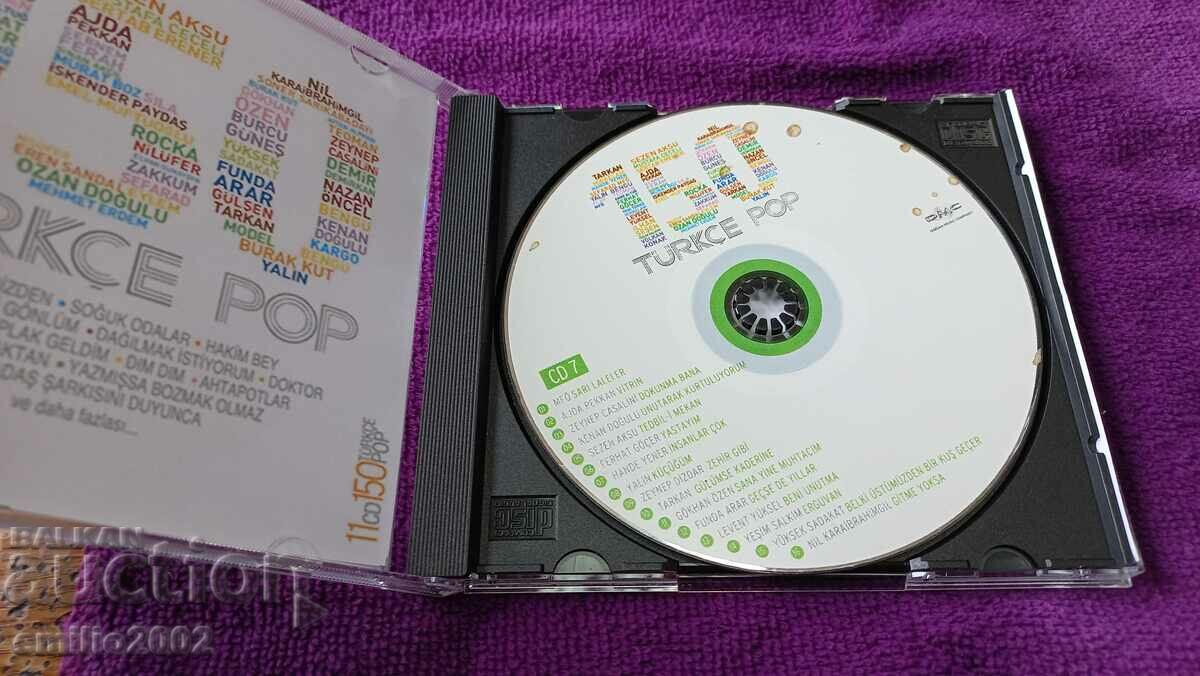 Audio CD 150 Turkce pop with price 1.99 BGN | € 1.02