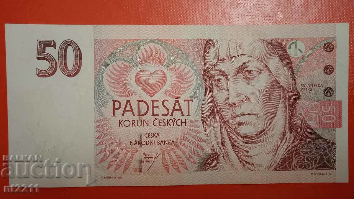 Bancnota 50 coroane cehe