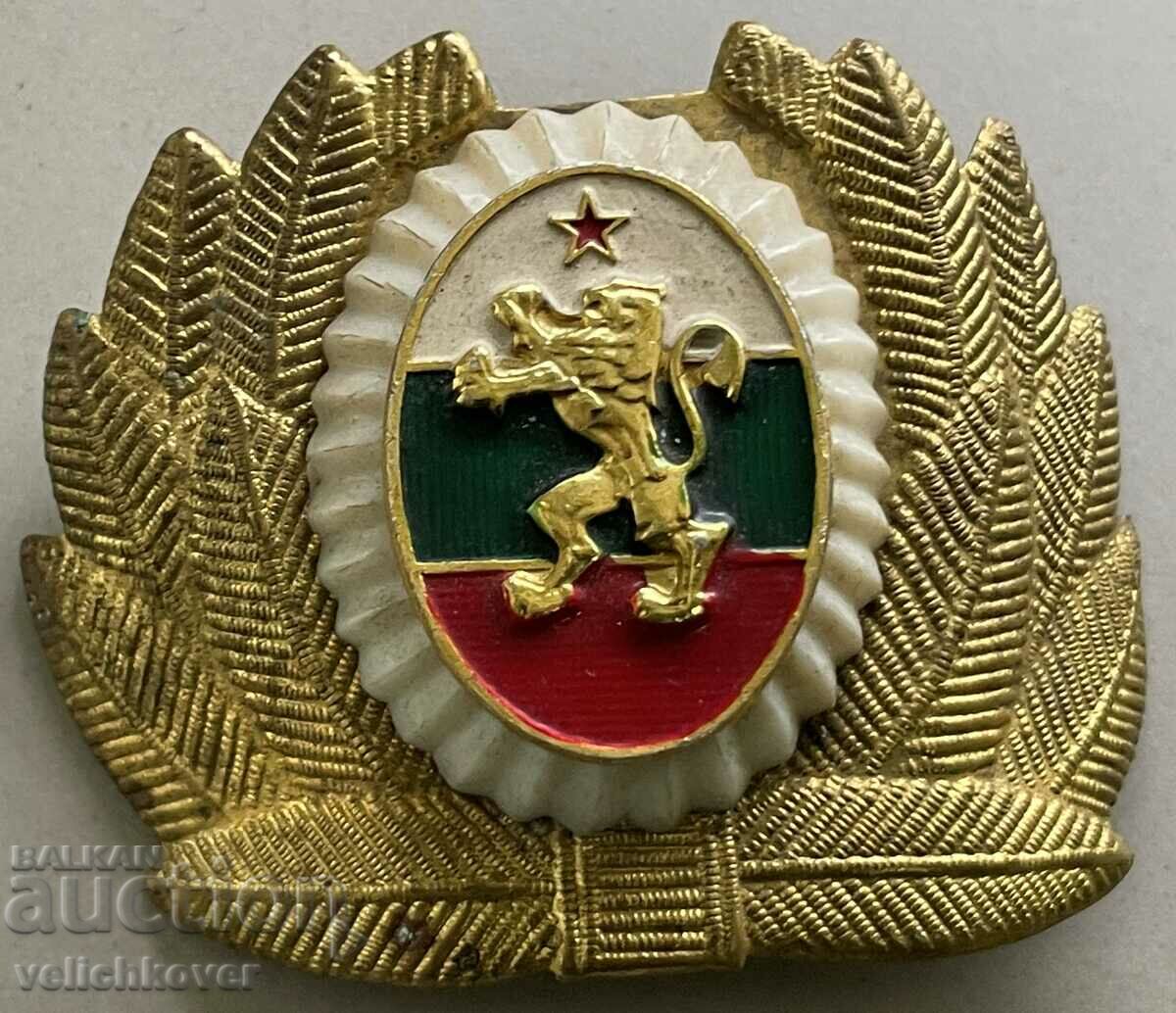 34213 Bulgaria cocardă de ofițer BNA uniformă de zi cu zi