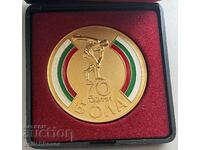 34216 Bulgaria plaque 70 years. Bulgarian Athletics Federation