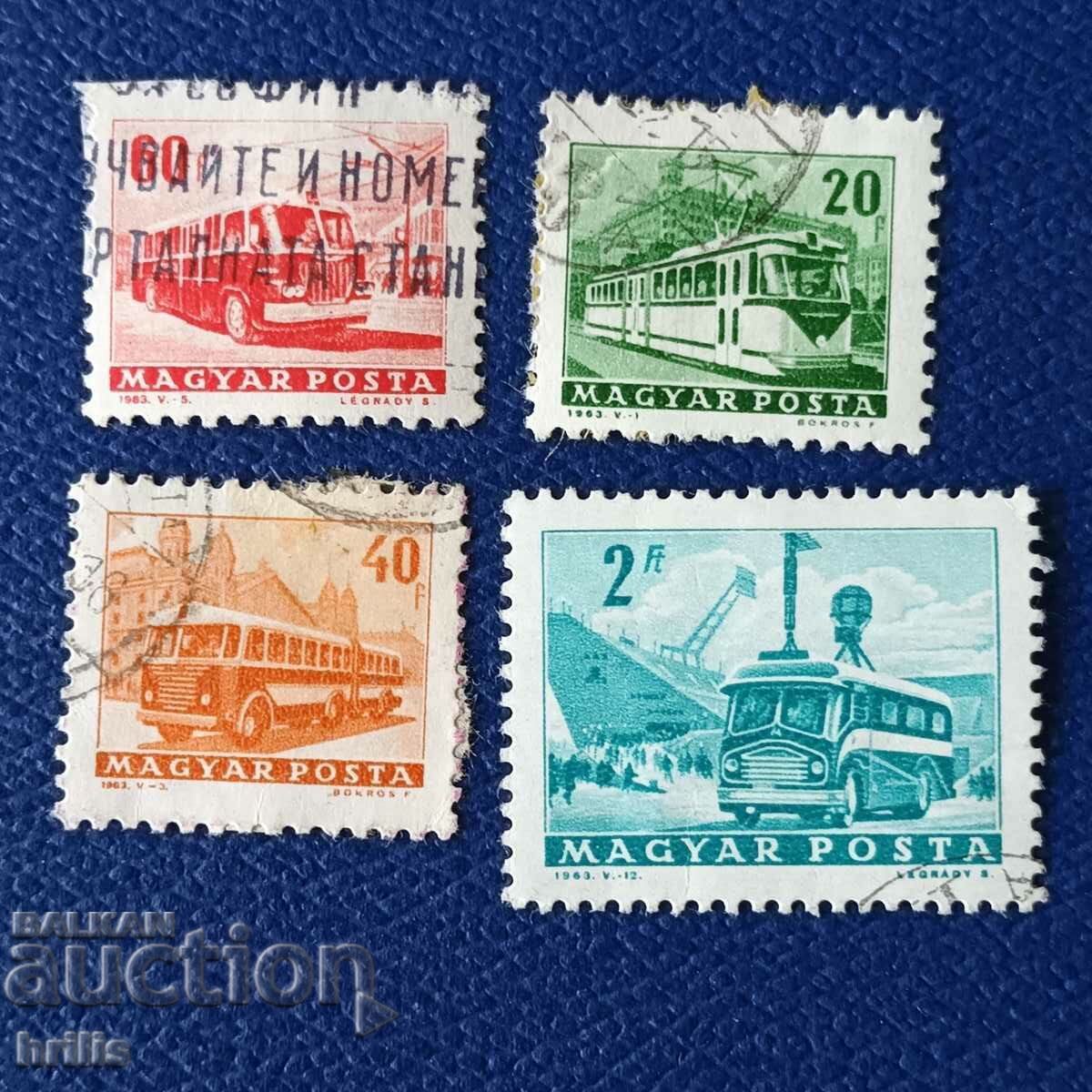 UNGARIA 1963 - TRANSPORT