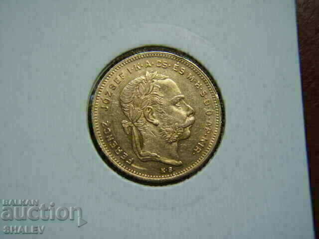 20 Francs / 8 Forint 1878 Hungary (Унгария)1 - XF/AU (злато) - 6 20 Francs / 8 Forint 1878 Hungary (Унгария)1 - XF/AU (злато) - 6