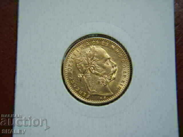 20 Francs / 8 Forint 1885 Hungary (Hungary) - XF/AU (gold) - 6