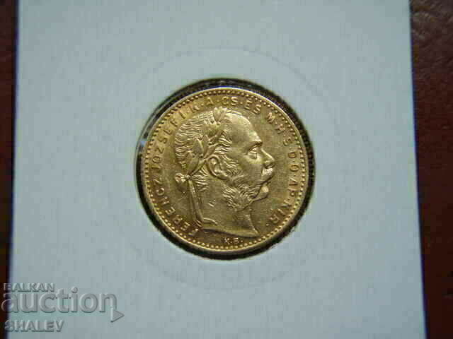 20 Francs / 8 Forint 1887 Hungary - XF/AU (gold) - 7 20 Francs / 8 Forint 1887 Hungary - XF/AU (gold) - 7