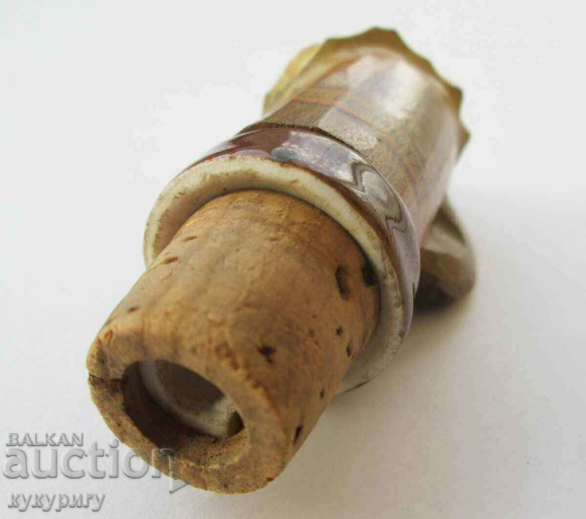 Auction Old German cork stopper in the shape of a beer mug Auction Old German cork stopper in the shape of a beer mug