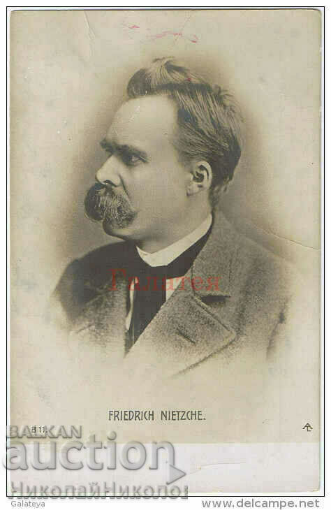 ΠΑΛΙΑ ΚΑΡΤΑ FRIEDRICH NIETZSCHE ΓΕΡΜΑΝΙΑ ΦΙΛΟΣΟΦΟΣ G050 ΠΑΛΙΑ ΚΑΡΤΑ FRIEDRICH NIETZSCHE ΓΕΡΜΑΝΙΑ ΦΙΛΟΣΟΦΟΣ G050