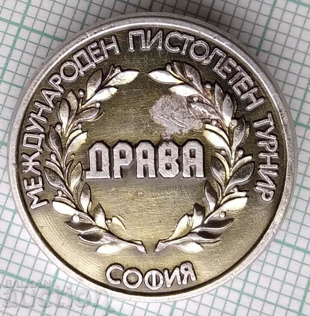 12307 Badge - Drava International Pistol Tournament - Sofia