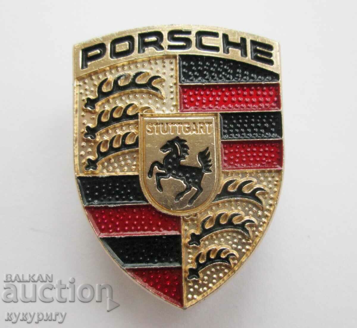 Old emblem sign Porsche Porsche