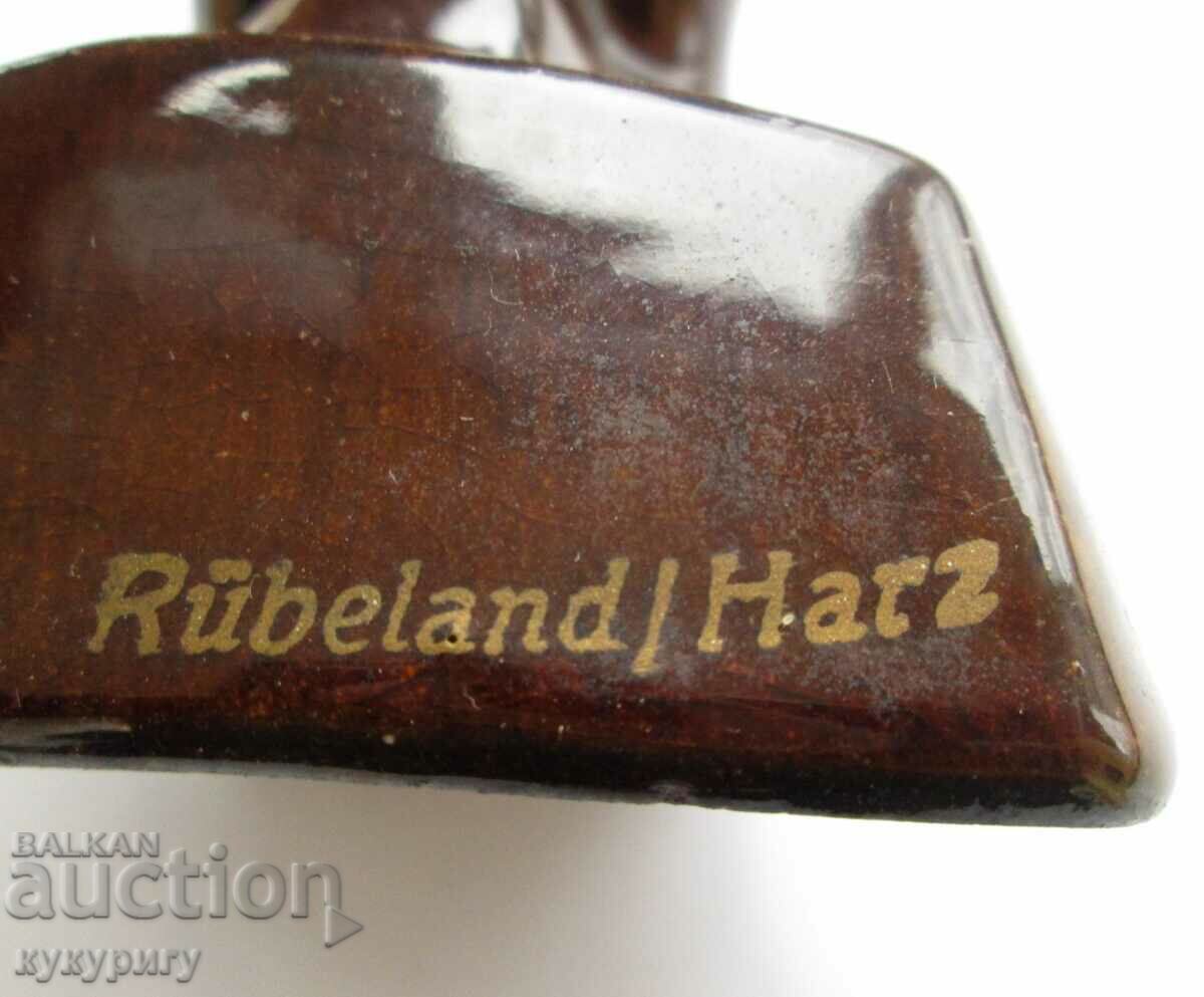 Delivery of Old ceramic statuette figure angry bear Germany