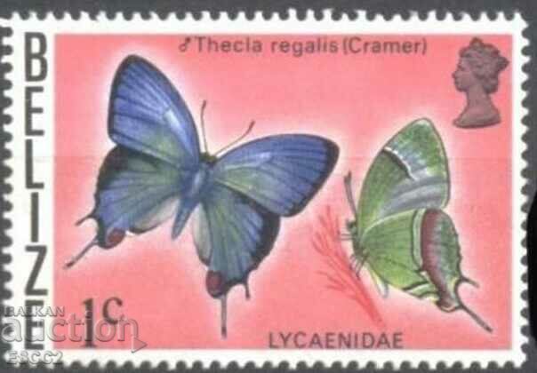 Καθαρό γραμματόσημο Fauna Butterfly 1974 από το Μπελίζ