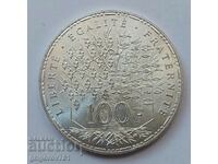 100 франка сребро Франция 1982 - сребърна монета #3