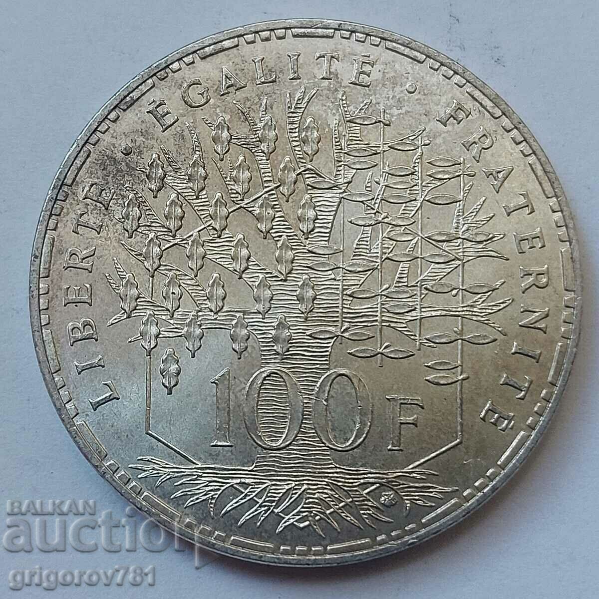 100 Franci Argint Franta 1982 - Moneda de argint #4