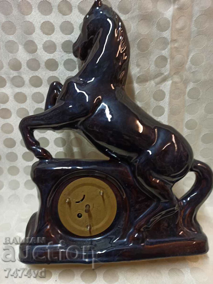 GERMAN CERAMIC CLOCK CON - 5 GERMAN CERAMIC CLOCK CON - 5